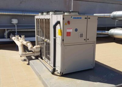 Enfriadoras de agua para hoteles y grandes instalaciones