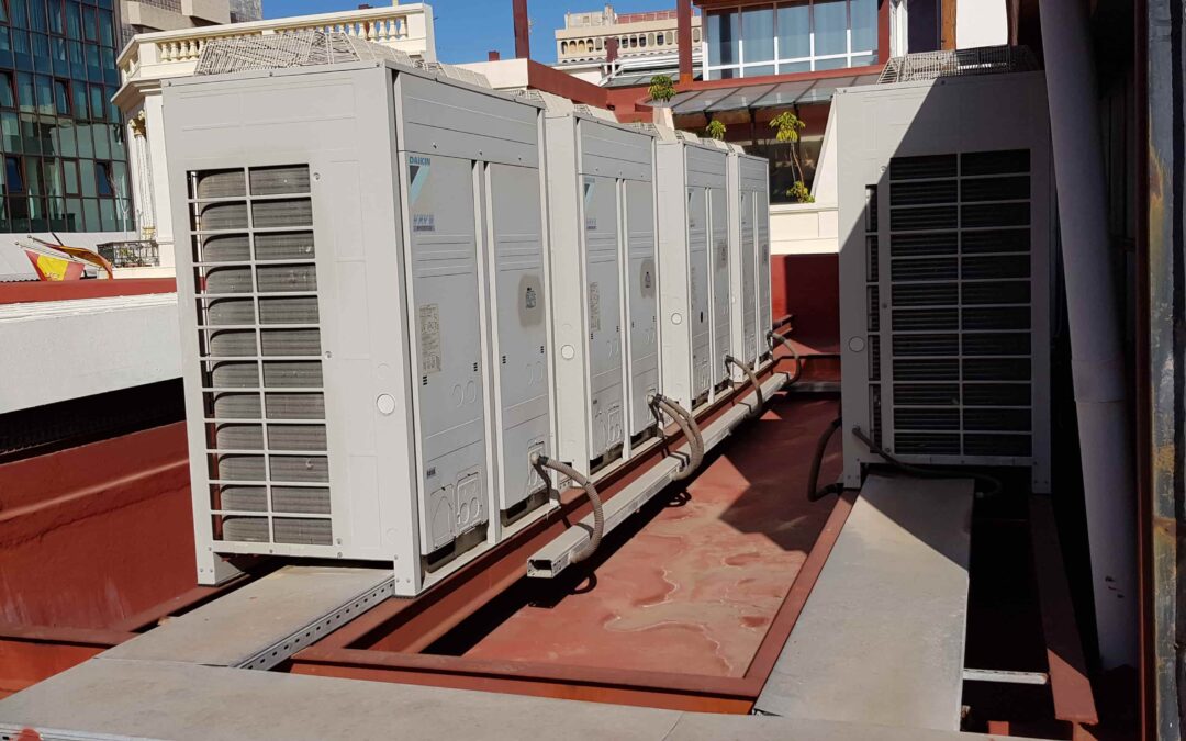 Sistemas de VRV para locales comerciales y oficinas